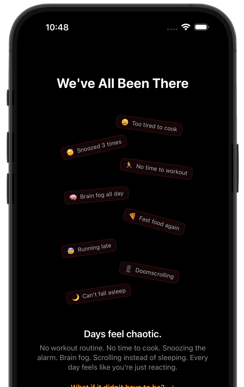 Routine 25 app screenshot